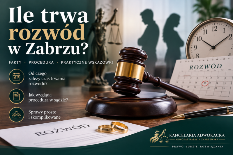 Ile trwa rozwód w Zabrzu