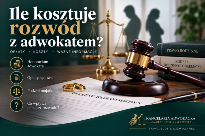 Ile kosztuje rozwód z Adwokatem